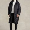 Černé dámské voděodpudivé péřové kabáty Ralph Lauren