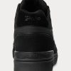Černé / černé pánské tenisky Ralph Lauren Court Mid Pro