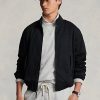 Černé pánské bavlněné keprové bundy Ralph Lauren