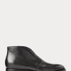 Černé pánské boty Ralph Lauren Frasco Calfskin Chelsea Boots