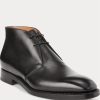 Černé pánské boty Ralph Lauren Frasco Calfskin Chelsea Boots