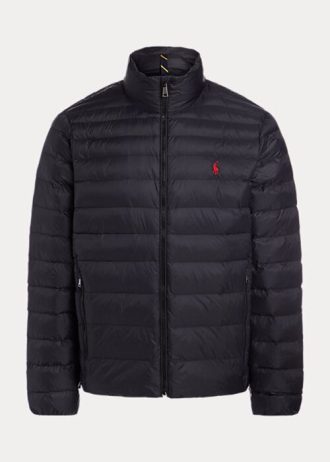 Černé pánské bundy Ralph Lauren The Packable