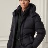 Černé pánské bundy ze směsi vlny Ralph Lauren Cameron