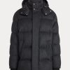 Černé pánské bundy ze směsi vlny Ralph Lauren Cameron