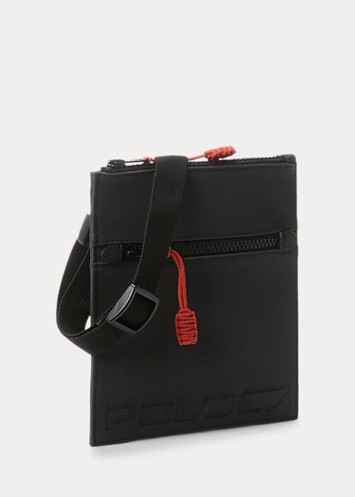 Černé pánské crossbody kabelky Ralph Lauren POLO MIRUM Černé pánské crossbody kabelky Ralph Lauren POLO MIRUM