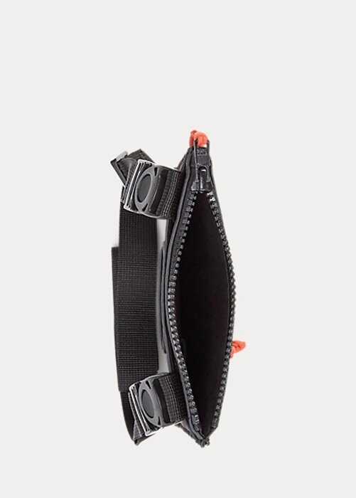 Černé pánské crossbody kabelky Ralph Lauren POLO MIRUM Černé pánské crossbody kabelky Ralph Lauren POLO MIRUM