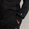 Černé pánské hybridní bundy Ralph Lauren odpuzující vodu