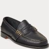 Černé pánské kožené penny mokasíny Ralph Lauren Edric Černé pánské kožené penny mokasíny Ralph Lauren Edric