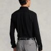 Černé pánské košile z peříčkové síťoviny Ralph Lauren Černé pánské košile z peříčkové síťoviny Ralph Lauren