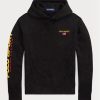 Černá pánská mikina Ralph Lauren Polo Sport Fleece s kapucí Černá pánská mikina Ralph Lauren Polo Sport Fleece s kapucí