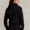 Černá pánská mikina Ralph Lauren Polo Sport Fleece s kapucí Černá pánská mikina Ralph Lauren Polo Sport Fleece s kapucí