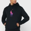 Černá pánská mikina s kapucí Ralph Lauren Graphics