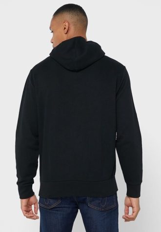 Černá pánská mikina s kapucí Ralph Lauren Graphics