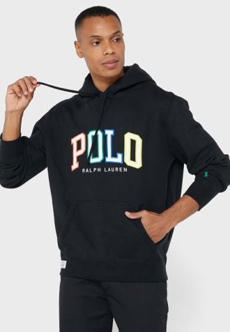 Černá pánská mikina s logem Ralph Lauren