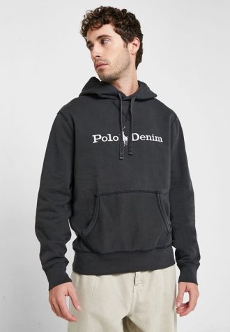 Černá pánská mikina s logem Ralph Lauren