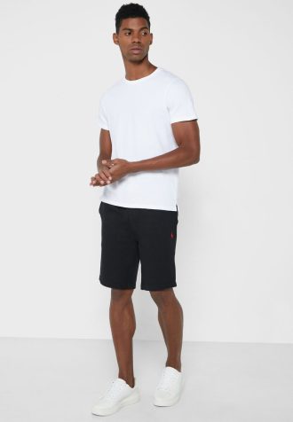 Černé pánské šortky Ralph Lauren Essential