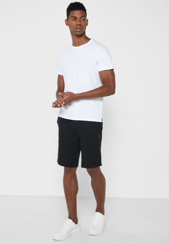 Černé pánské šortky Ralph Lauren Essential