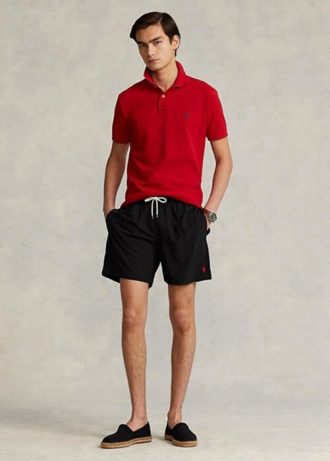 Černé pánské šortky Ralph Lauren Traveler Swimming Trunk