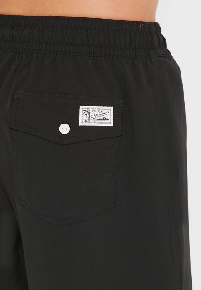 Černé pánské plavky se stahovací šňůrkou Ralph Lauren