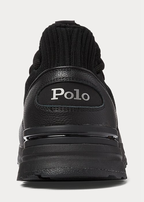 Černé pánské pletené tenisky Ralph Lauren Trackster 200II Černé pánské pletené tenisky Ralph Lauren Trackster 200II