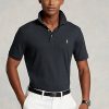 Černé pánské polokošile Ralph Lauren Classic Fit z měkké bavlny Černé pánské polokošile Ralph Lauren Classic Fit z měkké bavlny