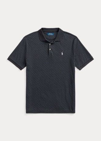 Černé pánské polokošile Ralph Lauren Classic Fit z měkké bavlny