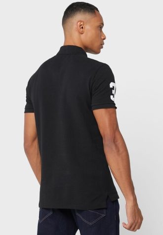 Černé pánské polokošile Ralph Lauren Logo