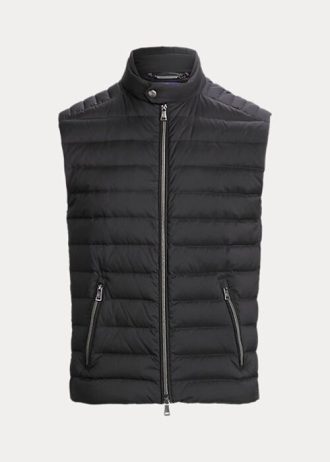 Černé pánské semišové bundy Ralph Lauren Otis