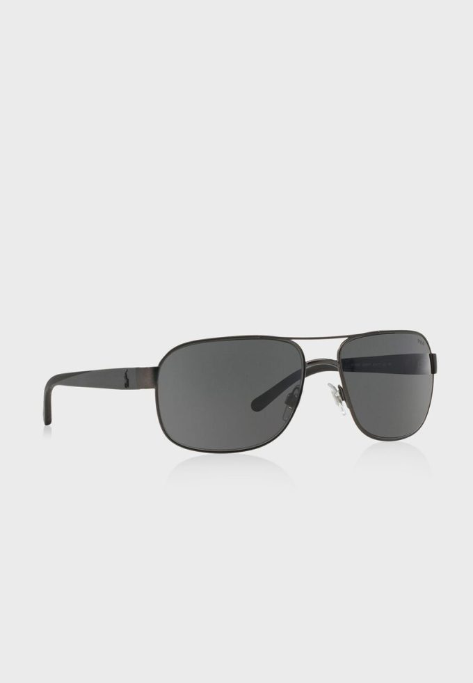 Černé pánské sluneční brýle Ralph Lauren 0Ph3093 nadměrné velikosti