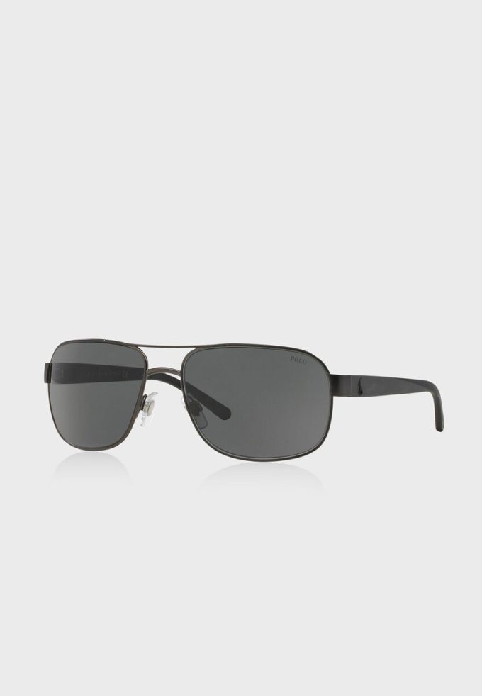 Černé pánské sluneční brýle Ralph Lauren 0Ph3093 nadměrné velikosti