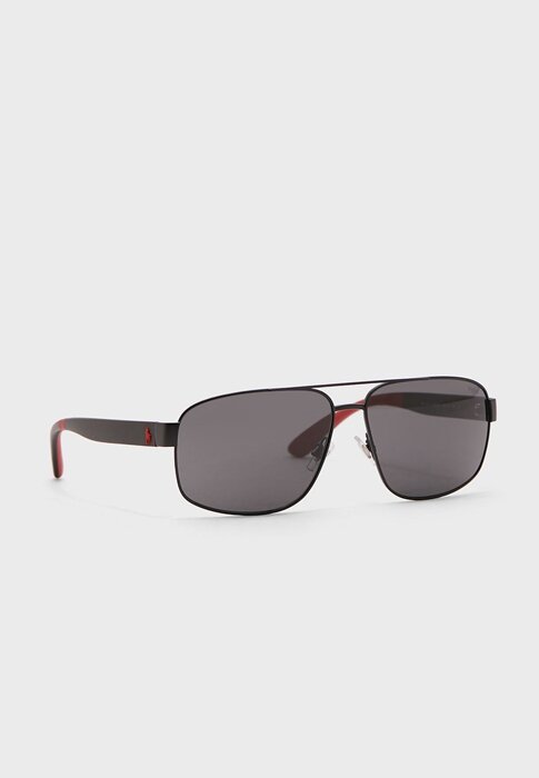 Černé pánské sluneční brýle Ralph Lauren 0Ph3112 Aviator Černé pánské sluneční brýle Ralph Lauren 0Ph3112 Aviator