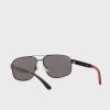 Černé pánské sluneční brýle Ralph Lauren 0Ph3112 Aviator Černé pánské sluneční brýle Ralph Lauren 0Ph3112 Aviator