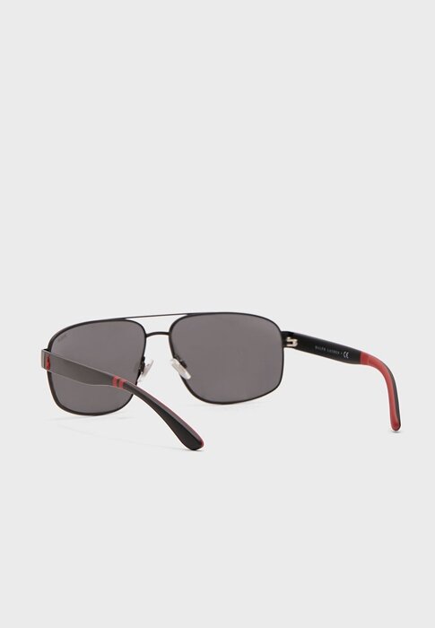 Černé pánské sluneční brýle Ralph Lauren 0Ph3112 Aviator Černé pánské sluneční brýle Ralph Lauren 0Ph3112 Aviator