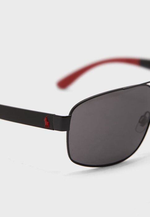 Černé pánské sluneční brýle Ralph Lauren 0Ph3112 Aviator Černé pánské sluneční brýle Ralph Lauren 0Ph3112 Aviator