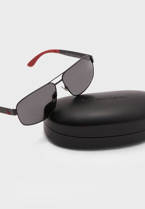 Černé pánské sluneční brýle Ralph Lauren 0Ph3112 Aviator Černé pánské sluneční brýle Ralph Lauren 0Ph3112 Aviator