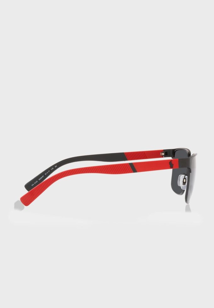 Černé pánské sluneční brýle Ralph Lauren 0Ph3143 Wayfarers Černé pánské sluneční brýle Ralph Lauren 0Ph3143 Wayfarers