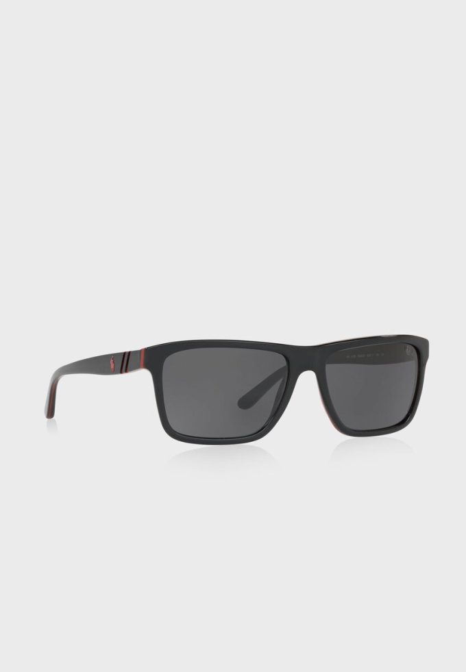 Černé pánské sluneční brýle Ralph Lauren 0PH4153 čtvercové