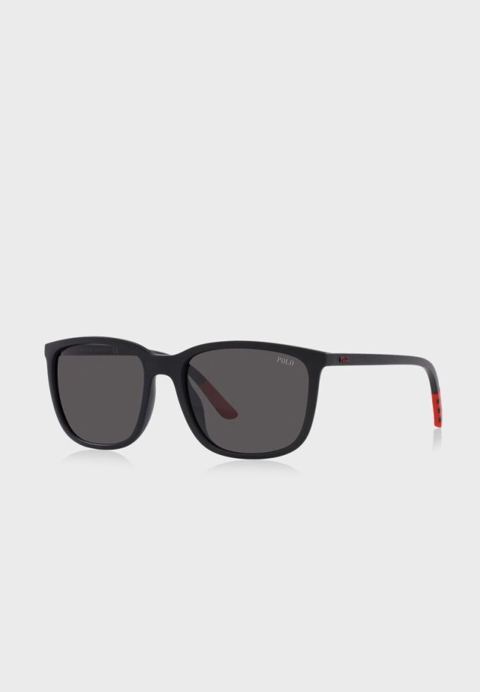 Černé pánské sluneční brýle Ralph Lauren 0Ph4185U Wayfarers