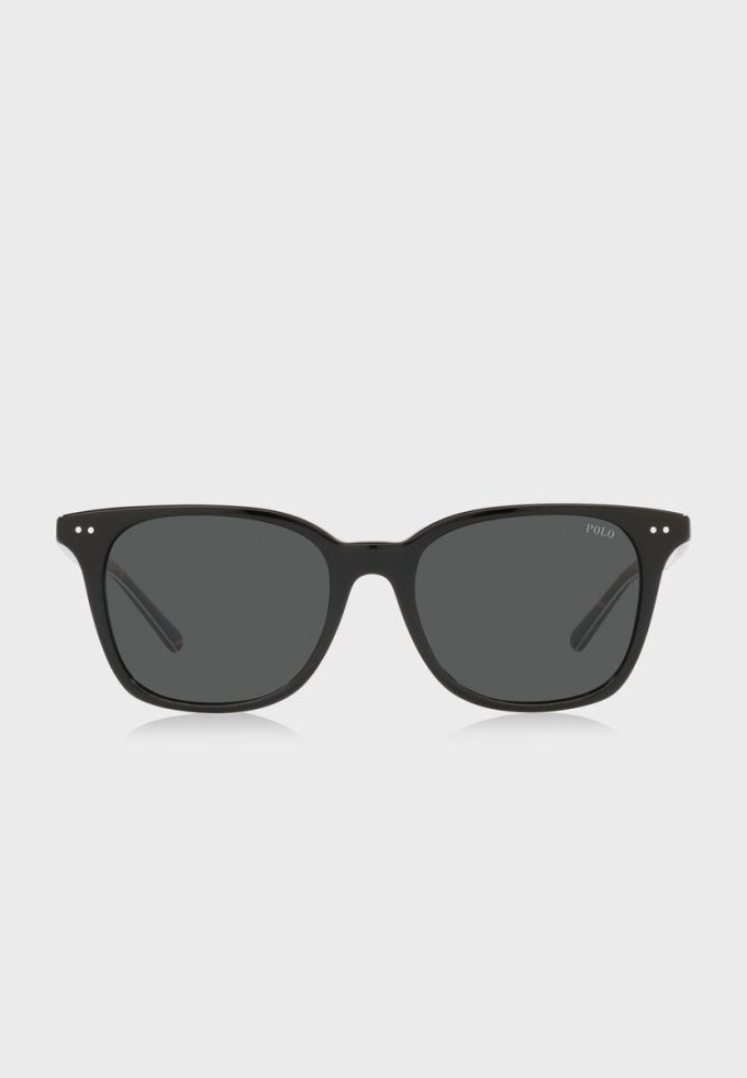 Černé pánské sluneční brýle Ralph Lauren 0Ph4187 Wayfarers