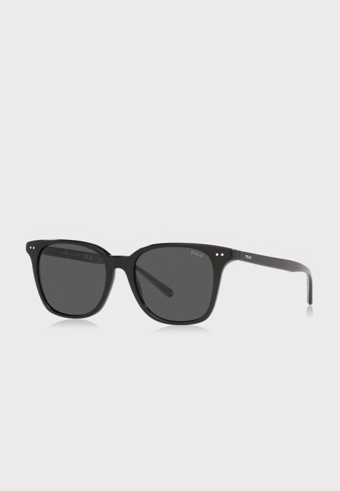 Černé pánské sluneční brýle Ralph Lauren 0Ph4187 Wayfarers