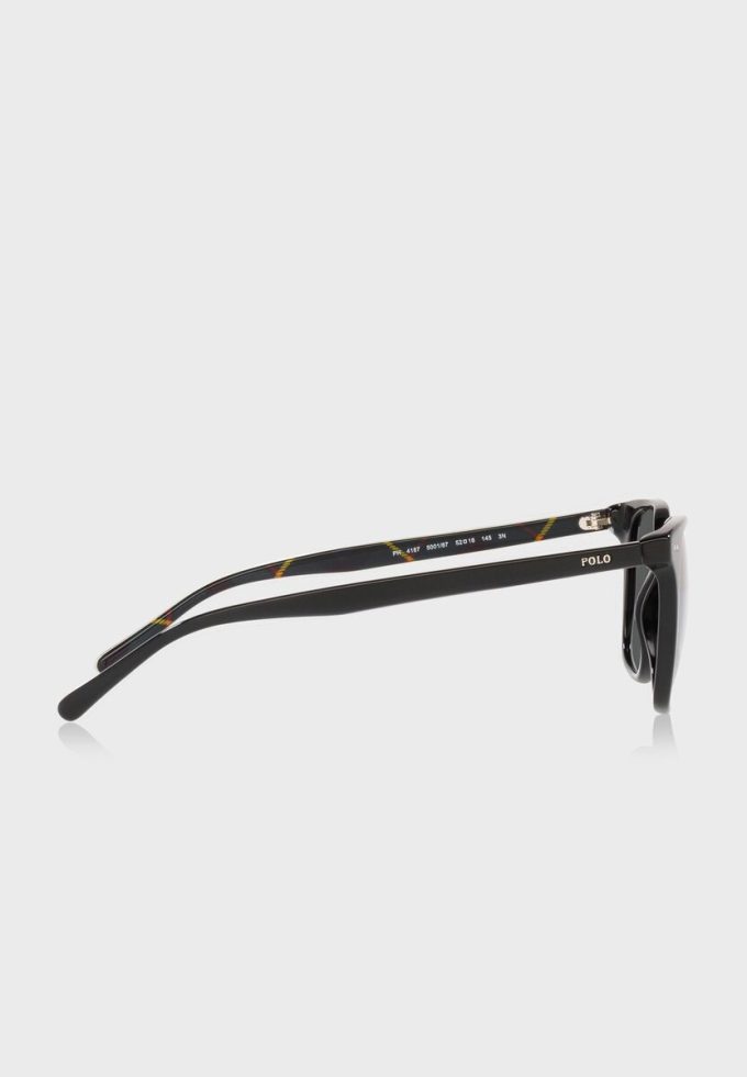 Černé pánské sluneční brýle Ralph Lauren 0Ph4187 Wayfarers