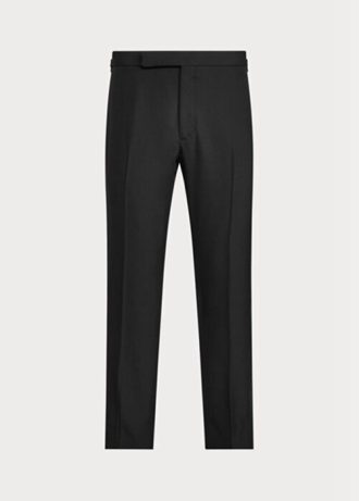 Černé pánské smokingové kalhoty Ralph Lauren Gregory Wool Barathea