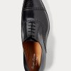 Černé pánské společenské boty Ralph Lauren Denver Cap-Toe Shoe Černé pánské společenské boty Ralph Lauren Denver Cap-Toe Shoe