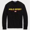 Černá pánská sportovní fleecová mikina Ralph Lauren Polo