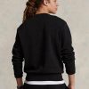 Černá pánská sportovní fleecová mikina Ralph Lauren Polo