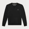 Černá pánská svetrová mikina Ralph Lauren s dvojitým úpletem