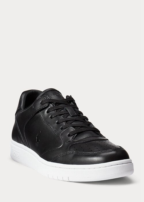Černé pánské tenisky Ralph Lauren Court Černé pánské tenisky Ralph Lauren Court