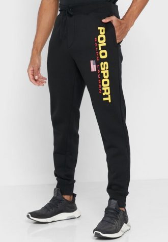 Černé pánské tepláky Ralph Lauren Logo