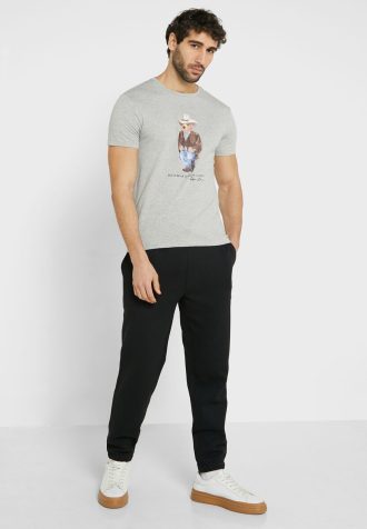 Černé pánské tepláky Ralph Lauren se stahovací šňůrkou