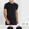 Černá pánská trička Ralph Lauren 2 Pack Essential Crew Neck